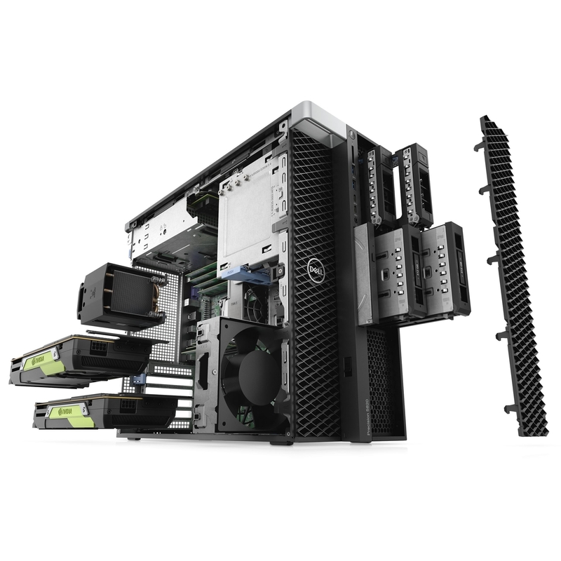 Немедленная доставка Dell Precision T5820 Xeon 6 Core W-2235 Workstation Tower с 8 ГБ 3200 МГц памяти